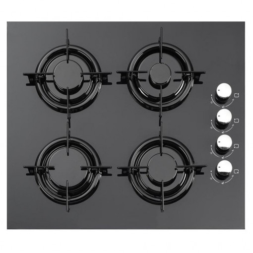 Oferta Set cuptor + plita Luxell incorporabile, sticla neagra