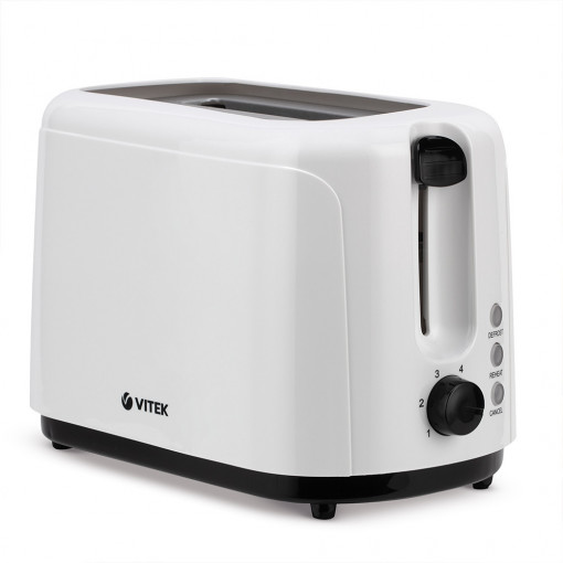 Prajitor de paine toaster VITEK VT-1578, 2 felii, 750W, functie dezghetare