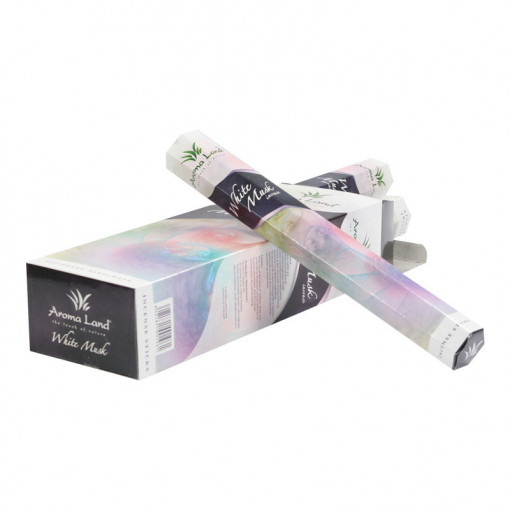 Betisoare parfumate White Musk, Aroma Land, 20 buc