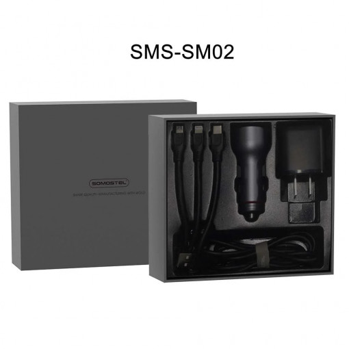Set/Kit de incarcare dispozitive pentru calatorie, model: SMS-SM02, negru