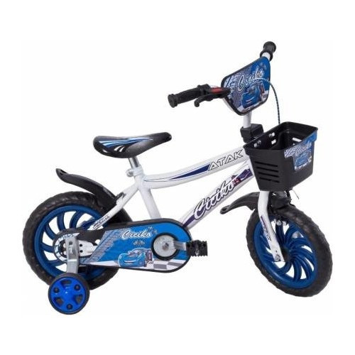 Bicicleta pentru copii cu roti ajutatoare Forza, 4 - 7 ani, albastru