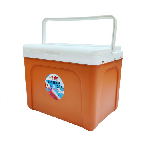 Lada frigorifica portabila pentru camping, 20 litri, portocaliu