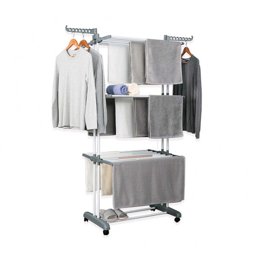 Suport pentru haine Herzberg HG-8034GRY, gri
