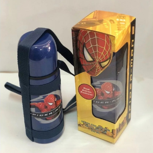 Termos 350 ml, 22 cm, Spiderman, metal