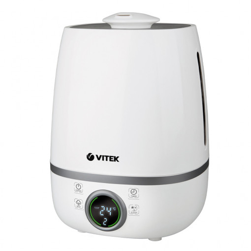 Umidificator de aer VITEK VT-2332, 4 litri, pentru 25 mp, indicatie temperatura, LED