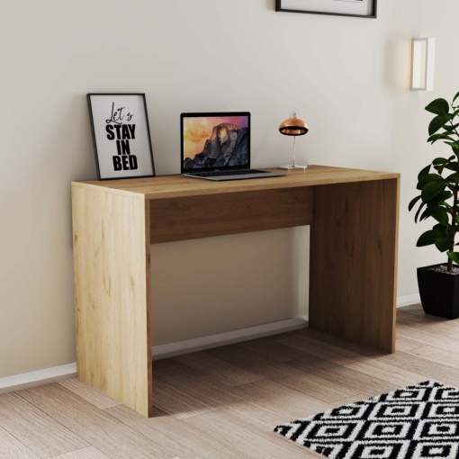 Birou lucru, practic si spatios, dimensiuni 120x75x51.5 cm, stejar