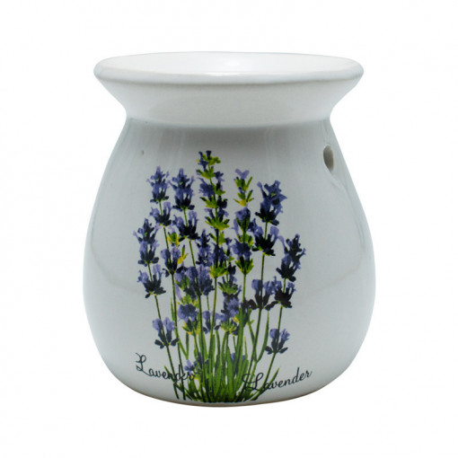 Difuzor aromaterapie ceramic Lavender, Aroma Land, 9 x 11 cm