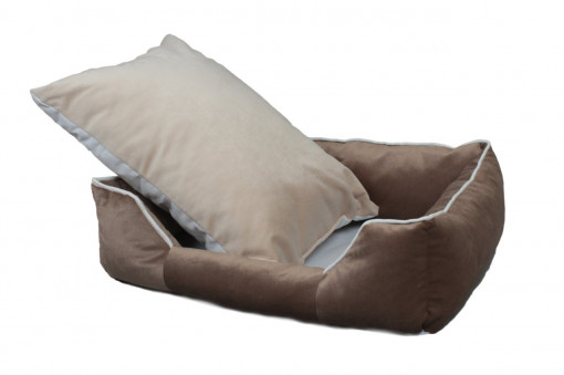 Patut catei si pisici NOVUM 110x85x28cm, maro