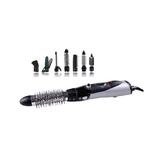 Set perie multifunctionala pentru coafat profesionala 7 in 1, 1200W