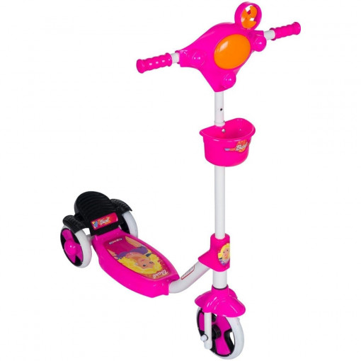 Trotineta cu 3 roti, Scooty, culoare roz