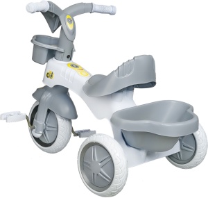 Bicicleta copii Kitty cu 3 roti, gri