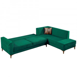Coltar dreapta Cinar, lemn, verde