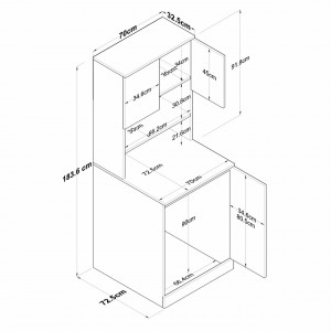 Dulap multifunctional baie, Brenus