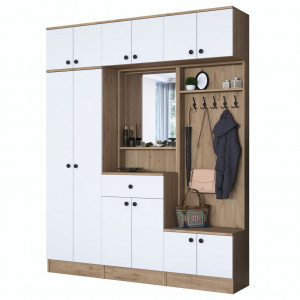 Dulap multifunctional cu multiple spatii de depozitare, pantofar, cuier