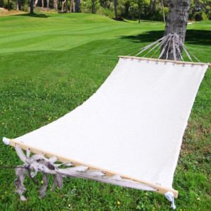 Hamac din in, dimensiune 95x180 cm, ivoire