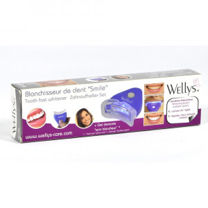 Kit aparat pentru albirea dintilor acasa, Wellys® „Smile”