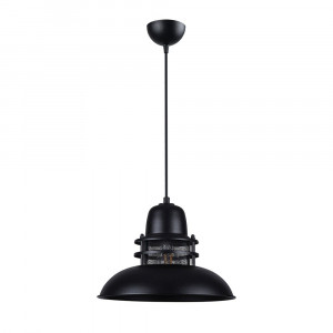 Lustra Kubbe, Luxe Lighting, Negru, 27x34x140 cm