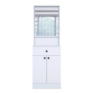 Pantofar modern cu oglinda, alb, P6