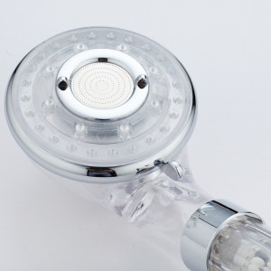 Para cap de dus cu filtrare ionica si granule minerale, crestere presiune