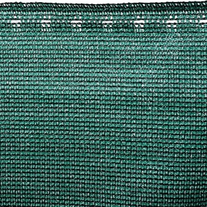 Plasa de umbrire pentru gard, 2 m x 100 m, 80% densitate grad de umbrire cu 100 de bride