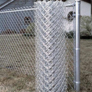 Plasa gard zincata impletita, 2m x 20m, dimensiune ochi 75x75mm