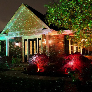 Proiector cu laser LED pentru interior - exterior, efect plasa de stele