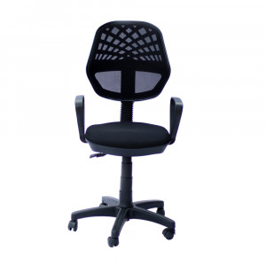 Scaun de birou ergonomic, Vega, Mesh Air, negru