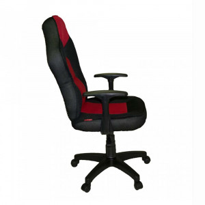Scaun gaming Samba, rotativ, piele ecologica, rosu cu negru