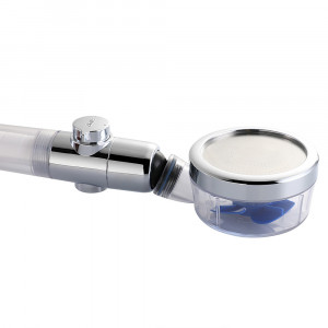 Cap para de dus Herzberg turboalimentat, filtrare, economisire 40% apa