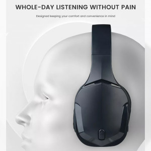 Casti hands-free bluetooth, over-ear, SMS-CJ08, albastru inchis