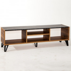 Comoda Tv Sonata, Asos Home, lemn natur, 160x37x47