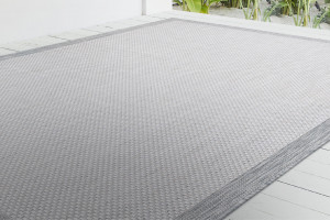 Covor cu print digital 3D Fresco, 80x150cm, sisal 100%, spate antiderapant