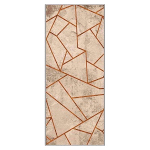 Covor hol cu print digital 3D, Marmoris, 100x150cm, poliester 100%, spate antiderapant