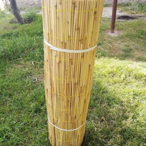 Gard paravan imitatie bambus decorativ, 1m x 6m