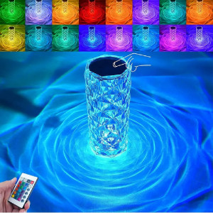 Lampa ambientala cu LED 16 culori, incarcare USB, control cu telecomanda si tactil