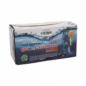 Pompa apa submersibila 32m 0,75kW Micul Fermier, QDX 32m, 750W, GF-0702 