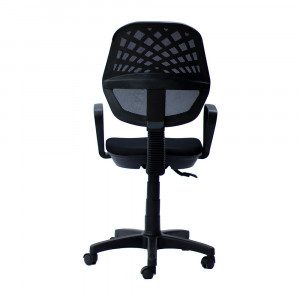 Scaun de birou ergonomic, Vega, Mesh Air, negru