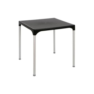 Set masa cu doua scaune, cadru din plastic rezistent si picioare din aluminiu, exterior si interior