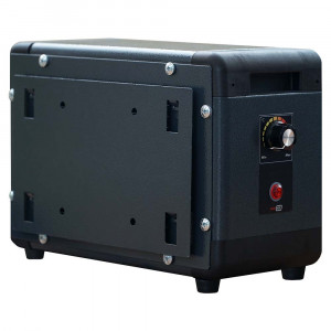 Aeroterma Heatbox Mini 2000W, 4 trepte, neagra