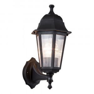Aplica exterior iluminat, orientare in sus, negru, E27, max. 100W