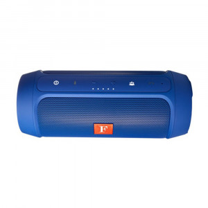 Boxa portabila cu MP3, TF/USB/AUX/Bluetooth, radio FM, albastru, E2Plus-a