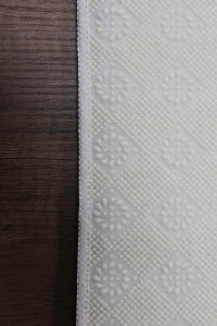 Covor Bucatarie cu print digital 3D Leafly, 60x100cm, poliester 100%, spate antiderapant