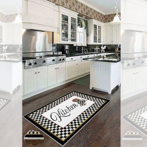 Covor de bucatarie Kitchen mosaic, multicolor, antiderapant, 80x150cm