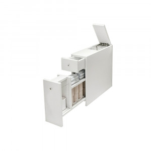 Dulap baie multifunctional Kalune Design, alb