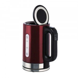 Fierbator electric Scarlett SC-EK21S78, Burgundy, 1.7 l, 2200 W
