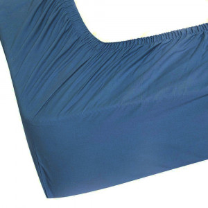 Husa de pat cu elastic 180x220cm+30cm. culoare blue
