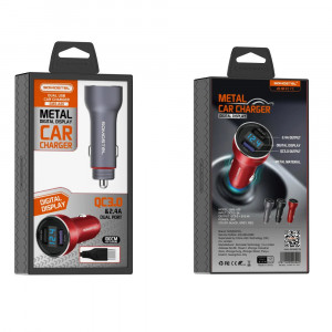Incarcator auto SMS-A89, Quick Charge 3.0 cu iesire de 5V 2.4A plus cablu Type-C, negru