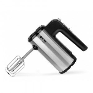 Mixer de mana VITEK VT-1411, 700 W, 5 viteze, Functie Turbo, Argintiu Negru