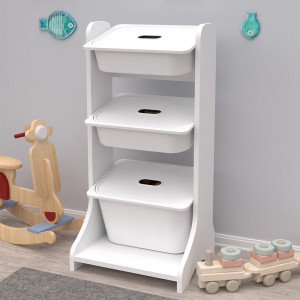 Organizator cu 3 nivele, 90x44x35cm Noir, alb