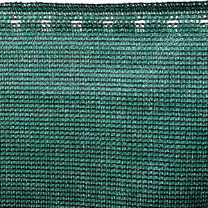 Plasa de umbrire gard, 95%, 2 m x 50 m, protectie UV, vant si praf cu 100 bride